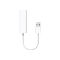 Apple Usb To Ethernet Adapter - 100 Mbps / Rj-45 / Usb 2.0 - White